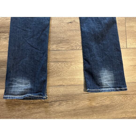 Miss‎ Me Boot Cut Jeans Thick Stich Low Rise Size 32 - Picture 7 of 8